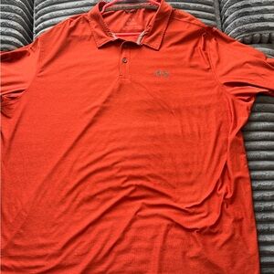 KUIU Men's Orange Polo Shirt